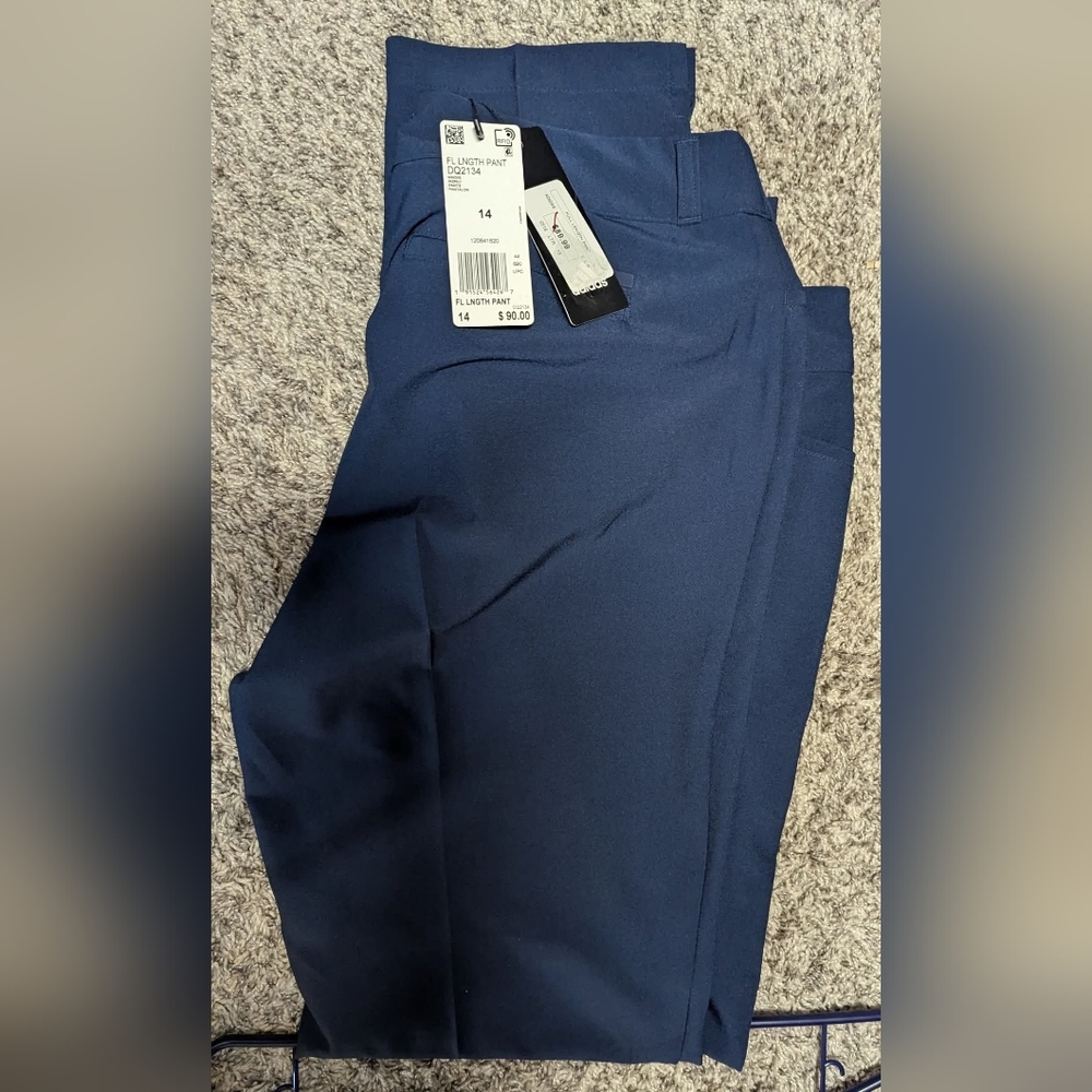 adidas Women's Navy Straight Leg Pants